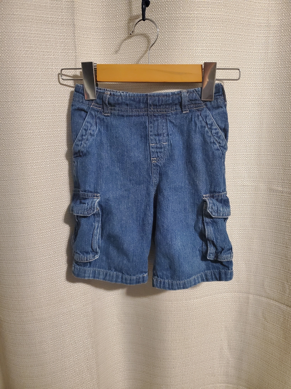 (4/$20) 365 Kids Garanimals Boys Blue Denim Cargo Shorts